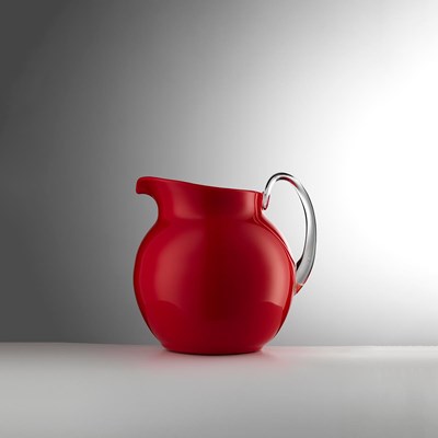 Enamel pitcher red