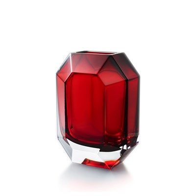 Vase 250 Octogone red