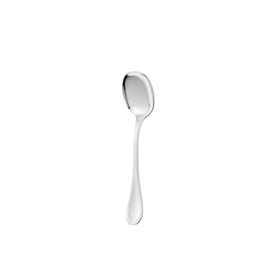 Ensemble de 4 cuillères à glace en métal argenté