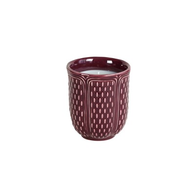 Scented candle burgundy