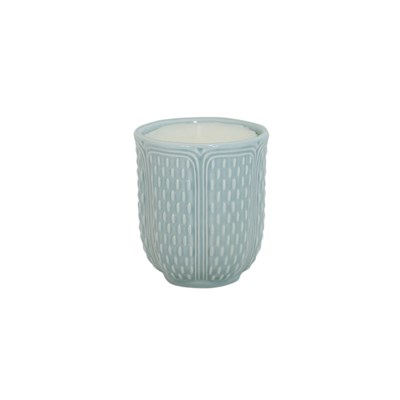 Scented candle celadon