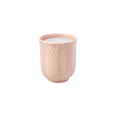 Scented candle pink