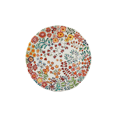 Set of 4 canape plates