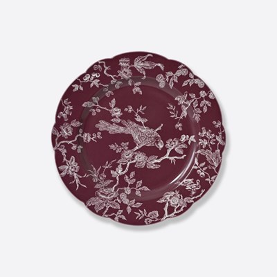 Service plate colored background