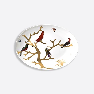 Oval platter no rim