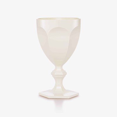 Verre à eau crème