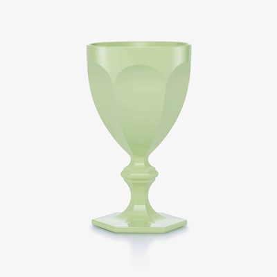 Verre à eau pistache