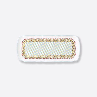 Rectangular cake platter