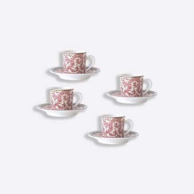 Coffret de 4 tasses et soucoupes expresso