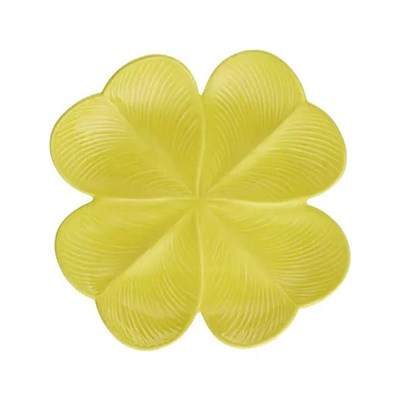 Centre de table trèfle citron