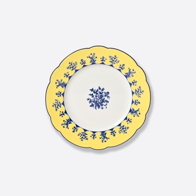 Dessert plate yellow