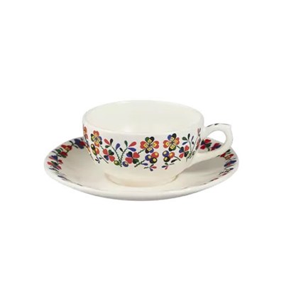 Coffret de 2 tasses et soucoupes à thé (par pièce)