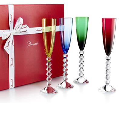 Set of 4 colorful flutissimo