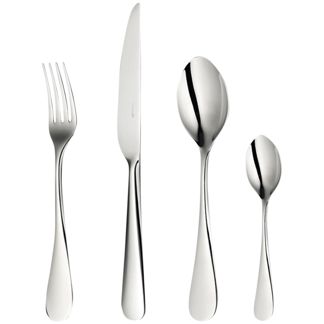 48-Piece stainless steel flatware set with free chest