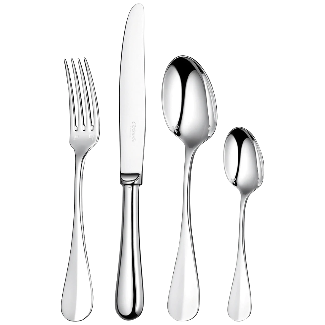 48-Piece Silver-Plated flatware set with chest