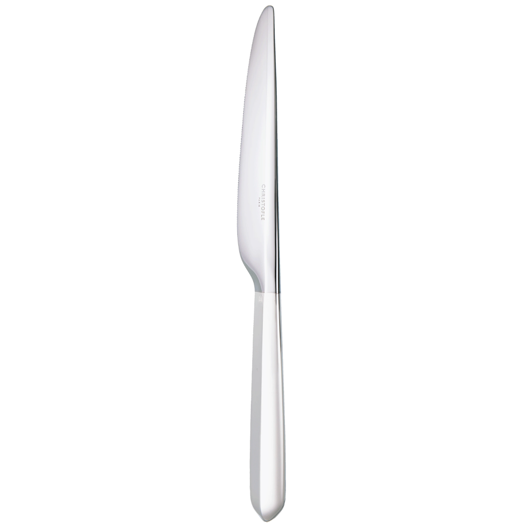 Silver-Plated serrated dinner knife