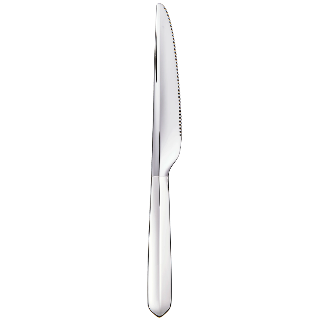 Silver-Plated serrated dinner knife