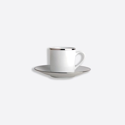 Set of espresso cup and saucer