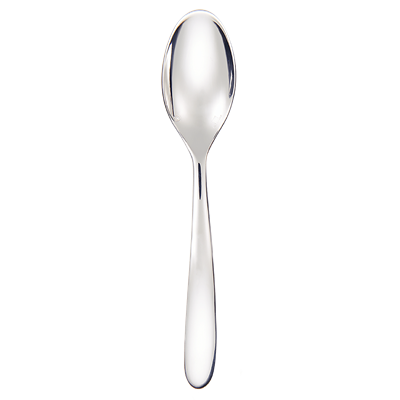 Silver-plated soup spoon