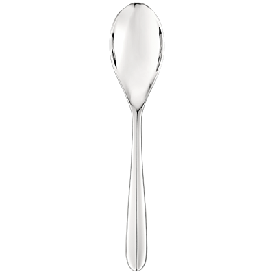 Stainless steel soup spoon