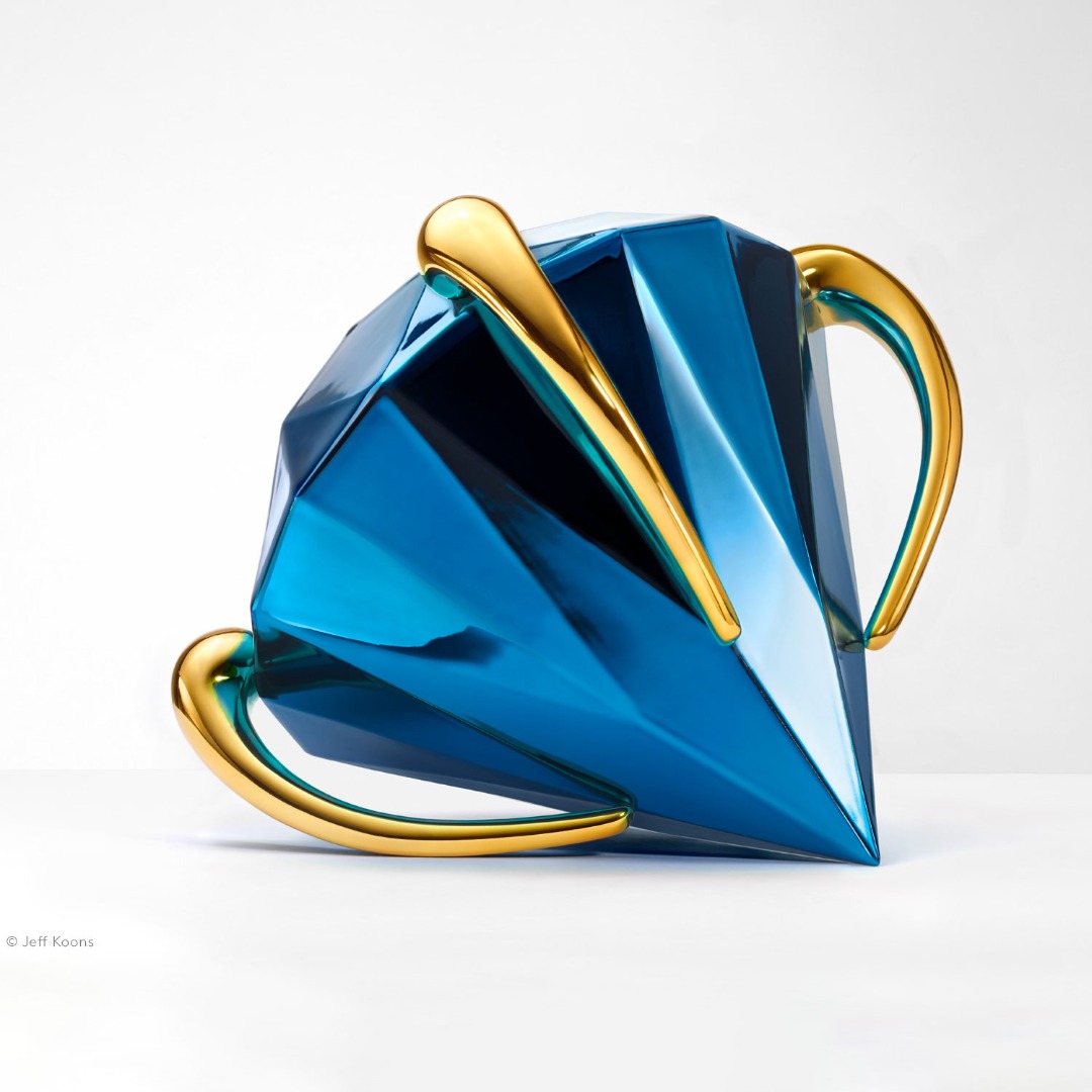 Diamond (Blue) Jeff Koons - Bernardaud