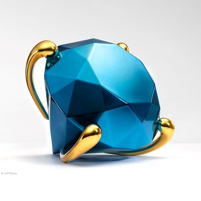 Diamond (Blue) par Jeff Koons