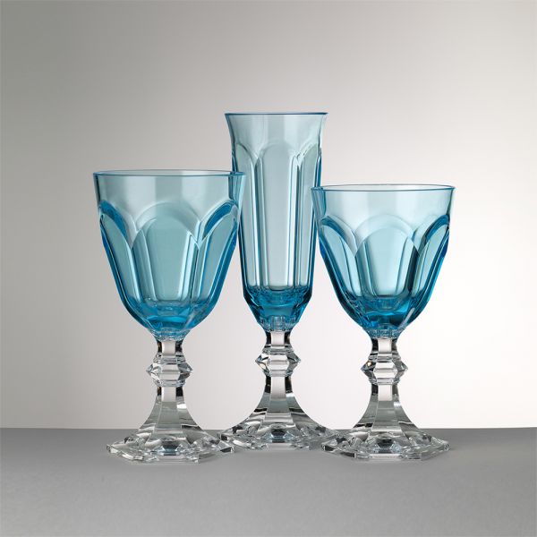 Turquoise champagne flute