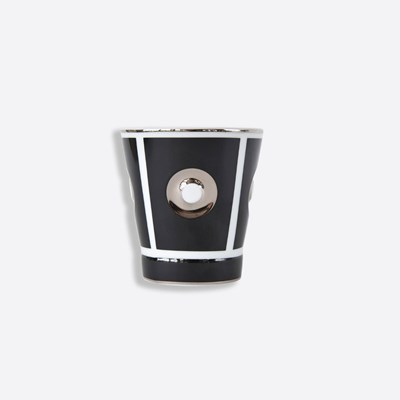 Gobelet noir argent