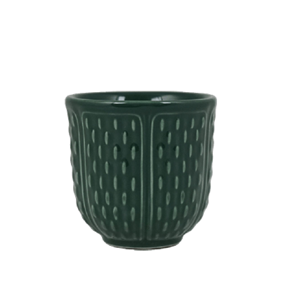 Gobelets espresso (Bte de 1) émeraude
