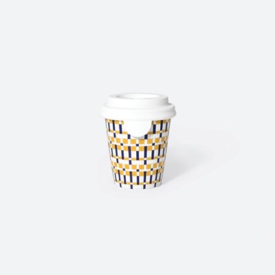 Gobelet Nomade jaune et bleu
