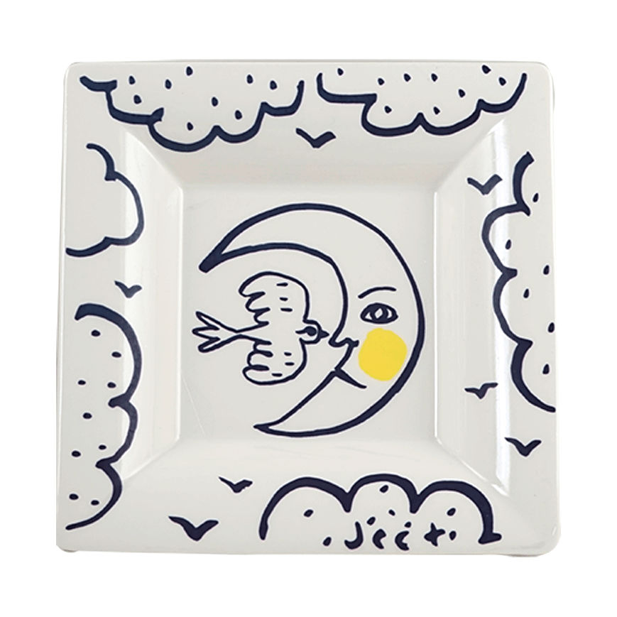 Square candy tray Lune