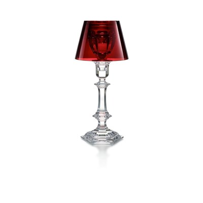 Our Fire candlestick red