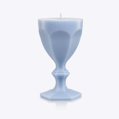 Bougie Verre Bleu Ciel