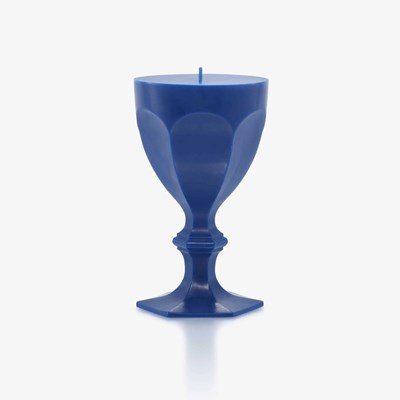 Bougie Verre Bleu