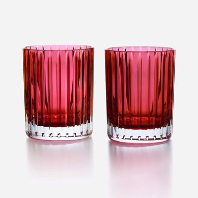 Set of 2 colors of joy tumblers red
