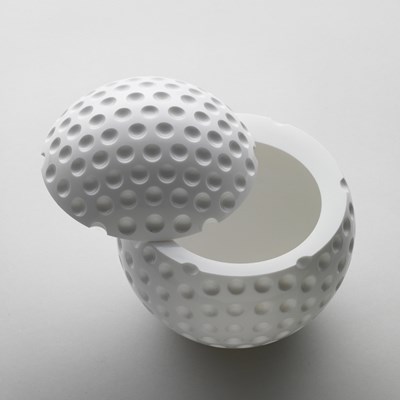 Ice bucket golf ball white