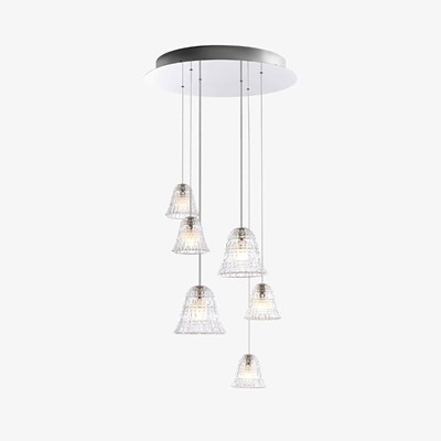 Chandelier 6 lights medium