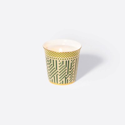 Pot à bougie + bougie parfumée