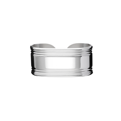 Silver-Plated opened napkin ring