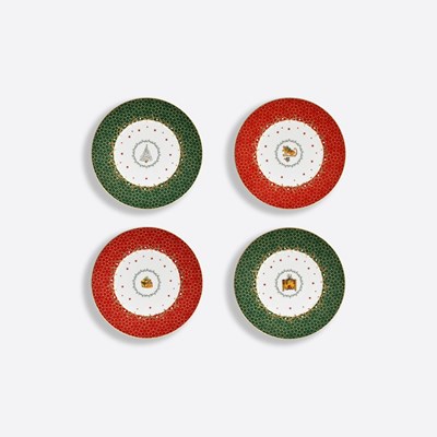 Gift box set of assorted dessert plates