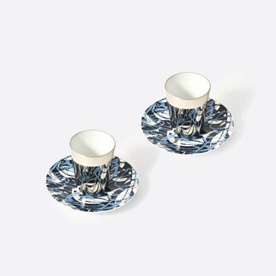Coffret de 2 tasses et soucoupes café