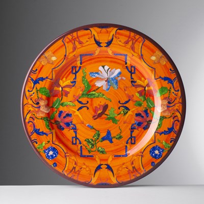 Dinner plate orange