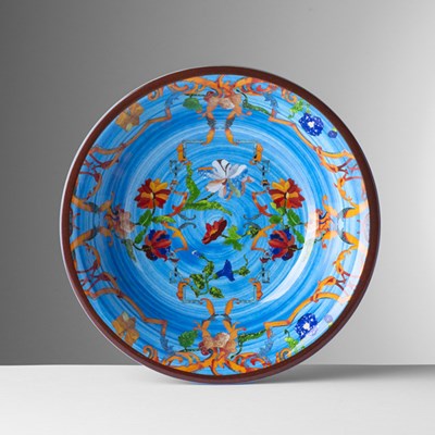 Soup plate turquoise