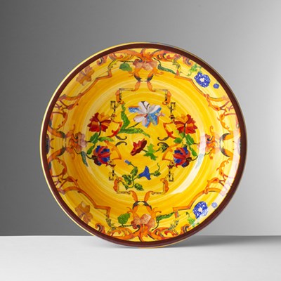 Soup plate yellow