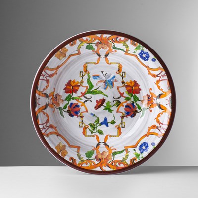 Soup plate white