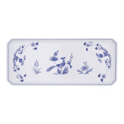 Oblong serving tray