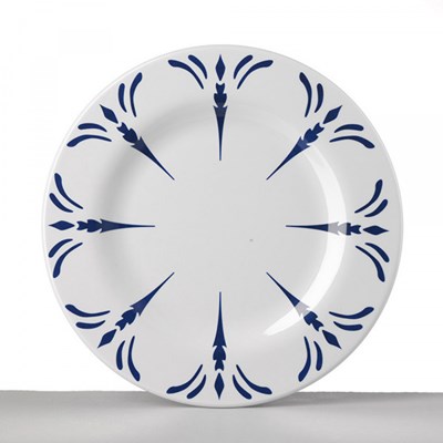 Fruit plate blue