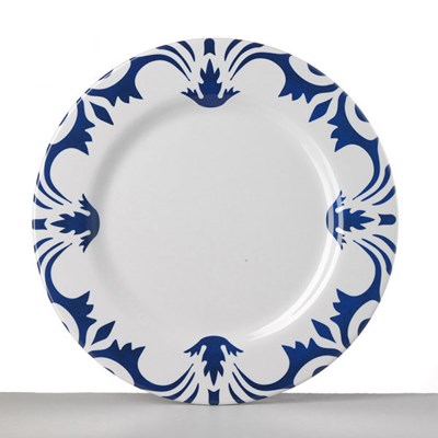 Dinner plate blue
