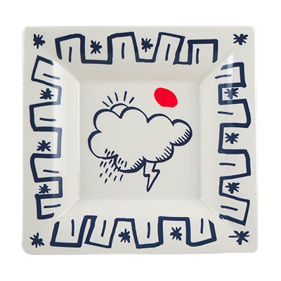 Square candy tray XL Nuage