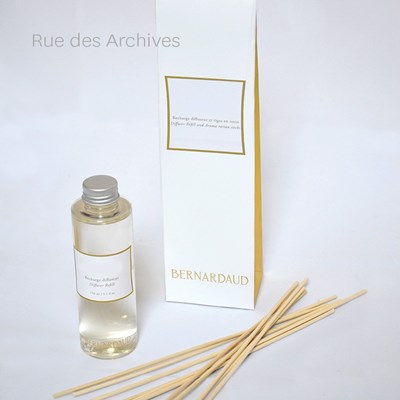 Recharge pour diffuseur<br>Rue des archives + tiges en rotin